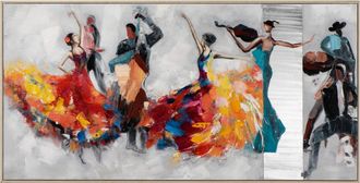 Schubiger M&ouml;bel Bild mit Rahmen Kunstvoller Tanz 1