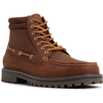Aldo Farrell Lace-Up Boot in Medium Brown at Nordstrom Rack, Size 10.5
