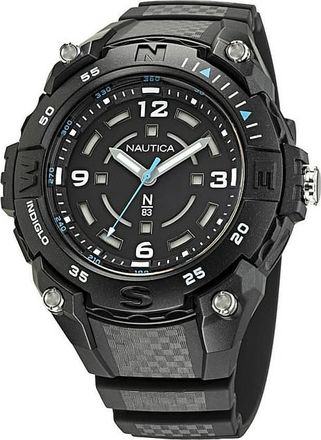 Nautica Coronado Bay Quartz Black Dial Mens Watch NAPCNF001