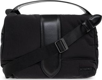 Jacquemus Le Bambino Messenger Bag - Heren - Handtassen - Zwart - ONE Size - Nylon - Tassen