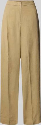 Tommy Hilfiger Tailored Fit Leinenhose aus Leinen-Lyocell-Mix in Beige, Gr&ouml;&szlig;e 34