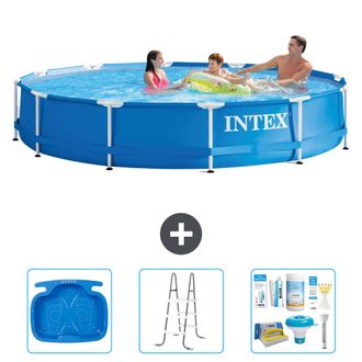 Intex Piscina Con Estructura Redonda - 366x76 Cm - 6-piezas S22460