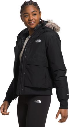 The North Face Womens Arctic Bomber Jacket, Tnf Black-Npf, XS