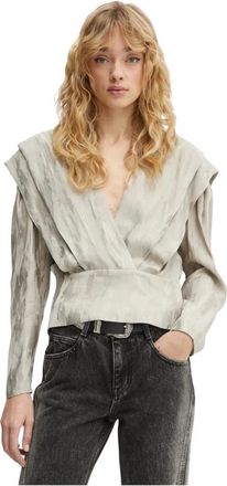 Iro Tabia Blouse - Dames - Blouses - Grijs - XS - Overhemden