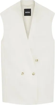HUGO BOSS Donna, Giacche, Bianco, L, new