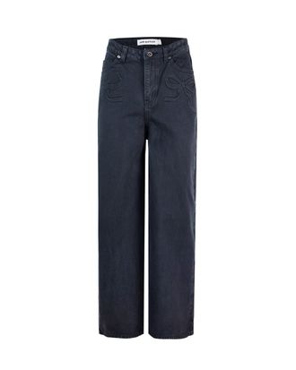 デニム・ジーパン SELF PORTRAIT 'Indigo Barrel Leg' jeans Indigo Barrel Leg Jeans – self-portrait