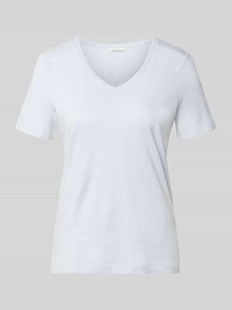 Tom Tailor Regular Fit T-Shirt aus reiner Baumwolle in Hellblau, Gr&ouml;&szlig;e XXXL