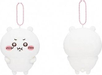 Generic Chikawa Keychain Plush Keychain Soft Stuffed Animal Kawaii Plush Toy Bag Charm with Expression Design for Backpack Purse Decoration Gift A