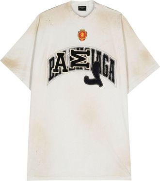 Balenciaga T-shirt Skater - Toni neutri
