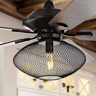 Jonathan Y Designs Clift 52 1-Light Mid-century LED Ceiling Fan With Remote
