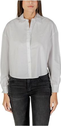 A|X Armani Exchange Mujer, Blusas y Camisas, Blanco, Talla: M