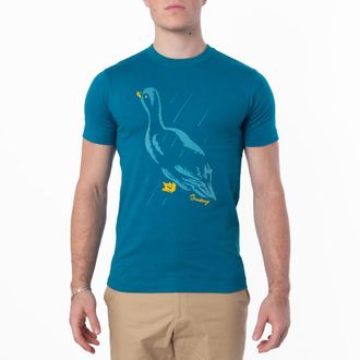 Burberry Duck Print Cotton Jersey T-Shirt, Size XX-Small