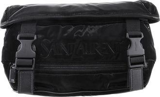 Saint Laurent Silktech Canvas Crossbody Bag