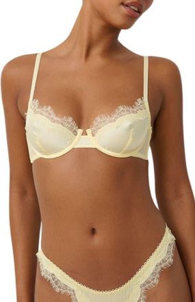 Kat The Label Sorrento Limencello Underwire Bra in Limoncello at Nordstrom, Size Xx-Small