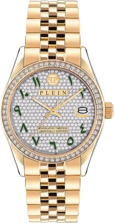 Philipp Plein Gold Stainless Steel Dress Womens Watch