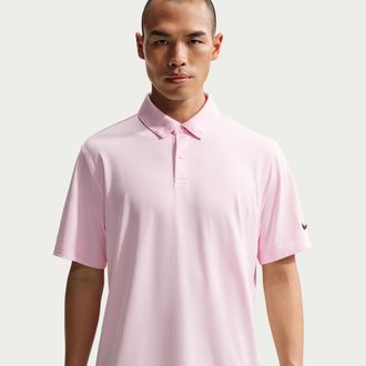 Nike Mens Velocity Dri-FIT Golf Polo in Pink | IQ6689-663