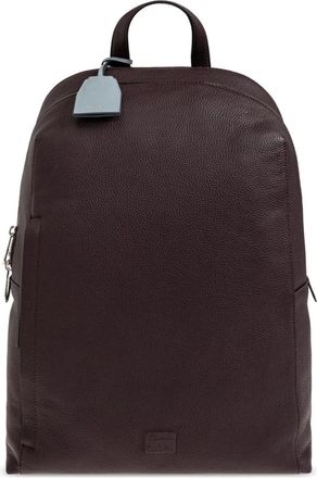 Paul Smith Tassen, Heren, Rood, ONE Size, Leer, Leren rugzak