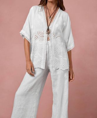Johnny Was Elijah Kimono In White