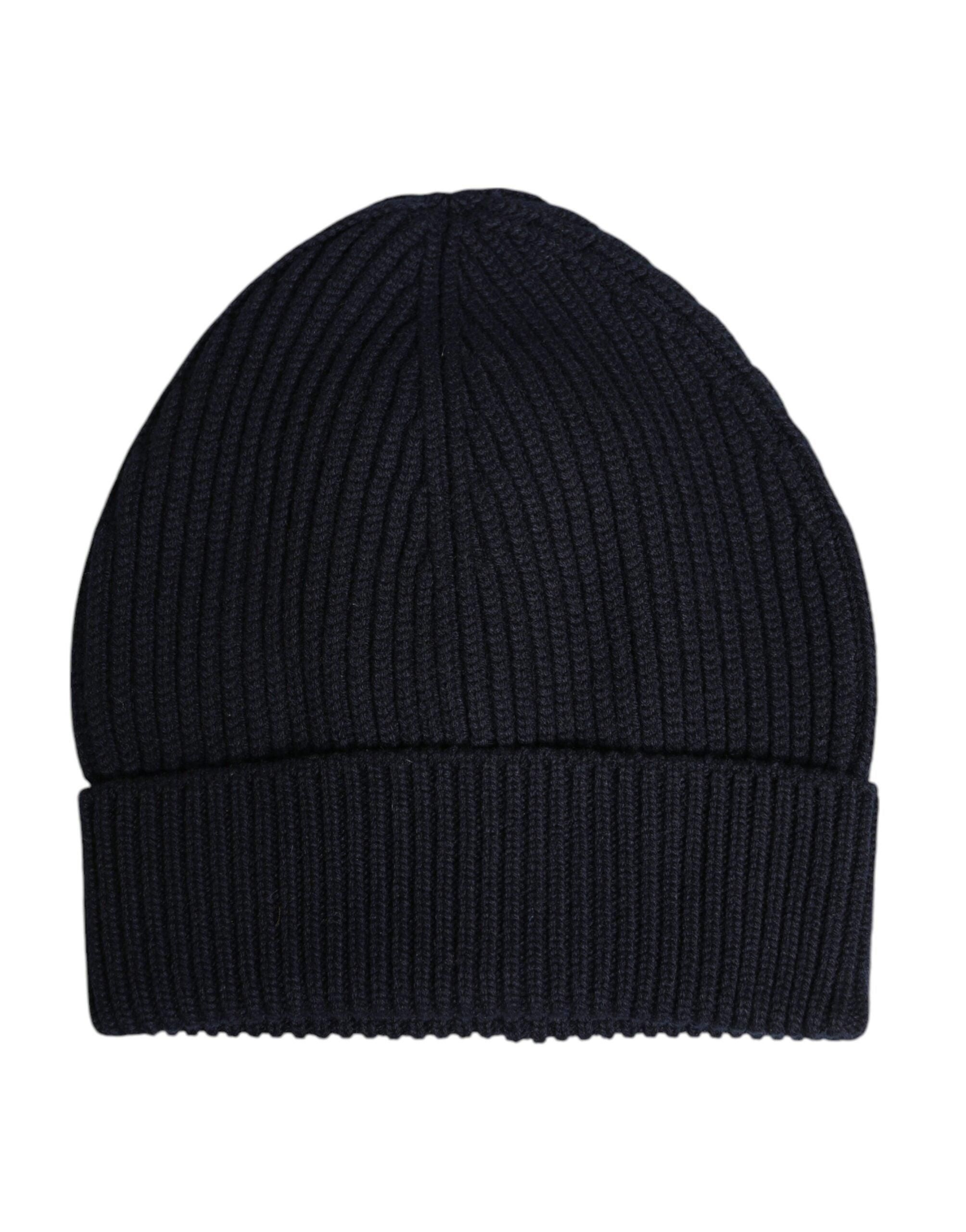 Rick Owens RU02F4494_WS09 Pure Cashmere Winter Hat - Black from