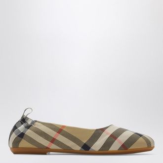 Burberry Ballerina beige Check pattern