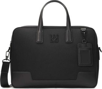Kazar Laptop aktetas - Heren - Laptoptassen - Zwart - ONE Size - Leer - Tassen
