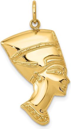 Diamond2Deal 14k Yellow Gold Nefertiti Charm
