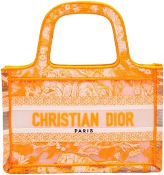 Dior Pre-owned Mini Book Tote - Dames - Vintage Shopper - Oranje - ONE Size - Vintage