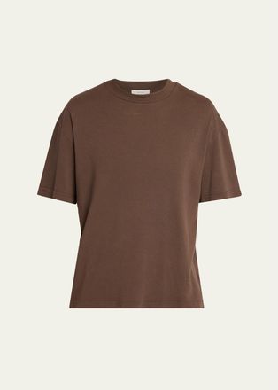 The Row Mens Madoc Slub Rib Jersey T Shirt