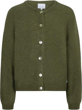 Dante6 Toronto Korte Cardigan - Dames - Truien - Groen - Maat: XS Wol