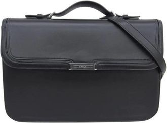 Bally Pre-owned Shoulder Bags, male, Black, Size: ONE SIZE Pre-owned Briefcase