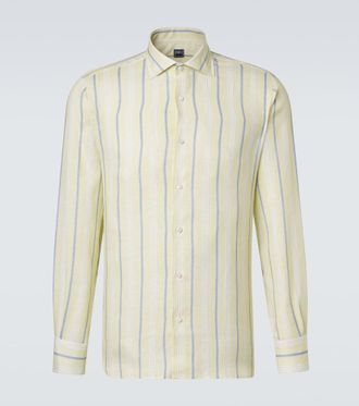 Fedeli Striped linen shirt