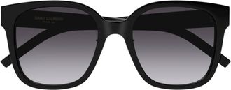Saint Laurent Monogram Grey Square Ladies Sunglasses SL M105/F 006 55