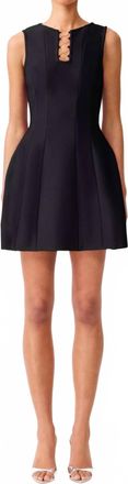 Elliatt Naomi Tulip Mini Dress In Black