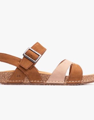 Josef Seibel Womens Josef Seibel HANNAH 01 Womens Sandals Castagne-Kombi - Brown - Size: 6.5