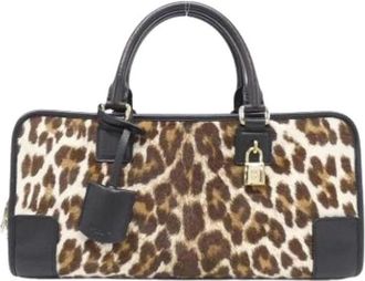 Loewe Pre-owned Handbags, female, Multicolor, Size: ONE SIZE Pre-owned Leather Handbag