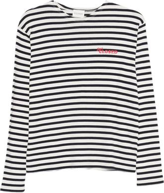 Closed T-shirt a righe - Bianco