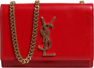 Saint Laurent Kate Red Leather Crossbody Womens Bag (Pre-Owned)