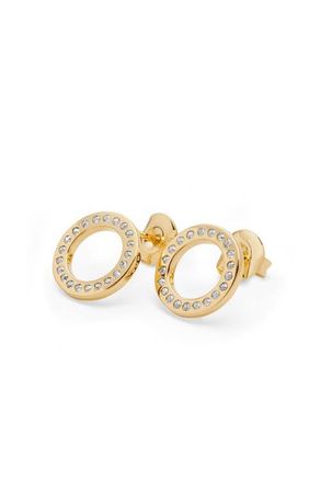 Lucy Quartermaine Art Deco Halo Studs in Gold at Nordstrom