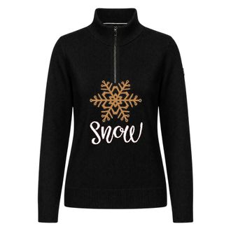 Newland Jersey Runa 1/2-Zip - Sport - Mujer - Negro - L