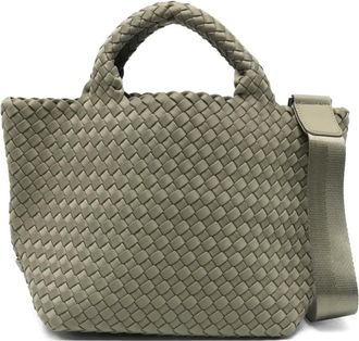 Naghedi St Barths kleine geweven shopper - Groen