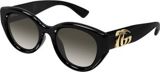 Gucci Grey Gradient Cat Eye Ladies Sunglasses GG1976SK 002 52