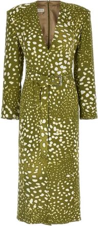 Dries Van Noten Dohana Dress - Dames - Casual kleedjes - Groen - S - Kleedjes