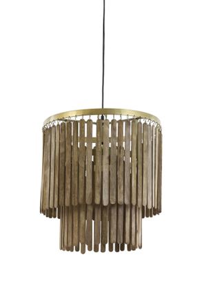 Light & Living Light&living - L&aacute;mpara Colgante - Gularo - Bronce - Metal - &Oslash;