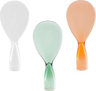 No Brand Juego De Cucharas Para Arroz - Cucharas Antiadherentes Para Arroz - Higi&eacute;nicas Y Elegantes - 3 Piezas - Accesorios De Cocina - Para Arroz Y Pur&eacute; De Pa