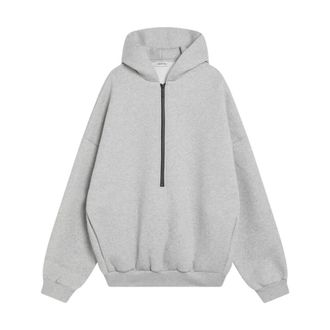 Fear of God Heren, Sweatshirts & Hoodies, Grijs, Maat: S Katoen