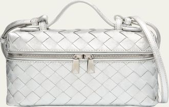Bottega Veneta Bang Bang Laminated Leather Vanity Crossbody Bag
