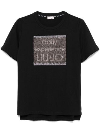 Liu Jo T-shirt con decorazione - Nero