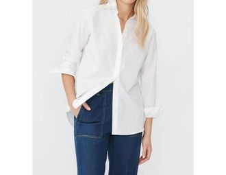 Kule The Hutton Oversized Shirt In White