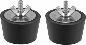 OEM Tappi Di Chiusura Invernali Per Piscine - 2 Pezzi In Gomma Morbida, Diametro 32-38 Mm, Con Viti Antigelo In Acciaio Inox