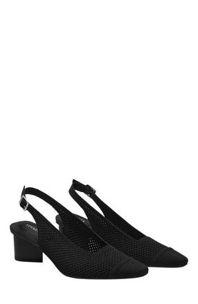 Vivaia Pointed-Toe Slingback Sandals in Black at Nordstrom, Size 6.5